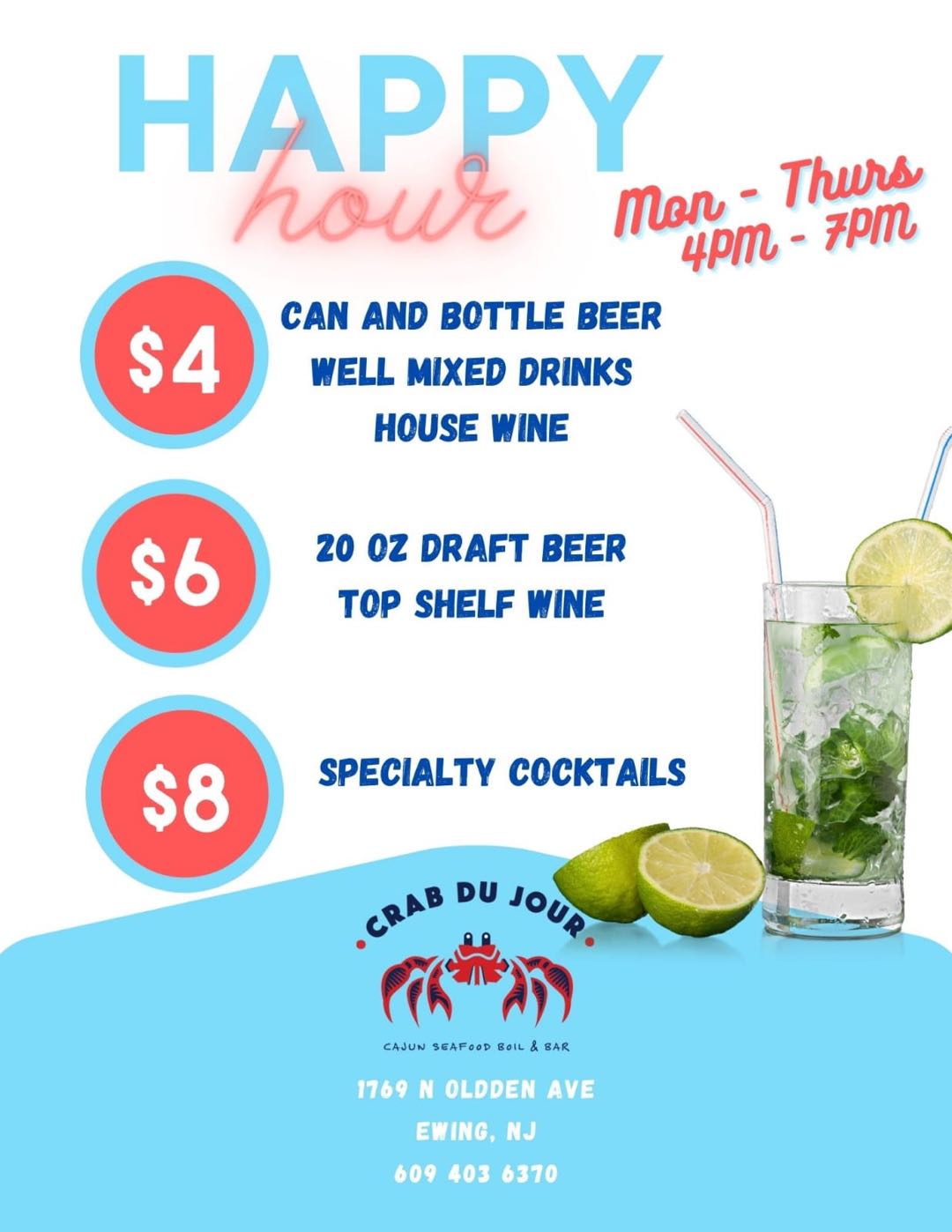 Crab Du Jour Ewing EzOrderNow